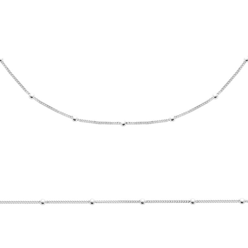 Coque de Nacre Chaîne argent 722182