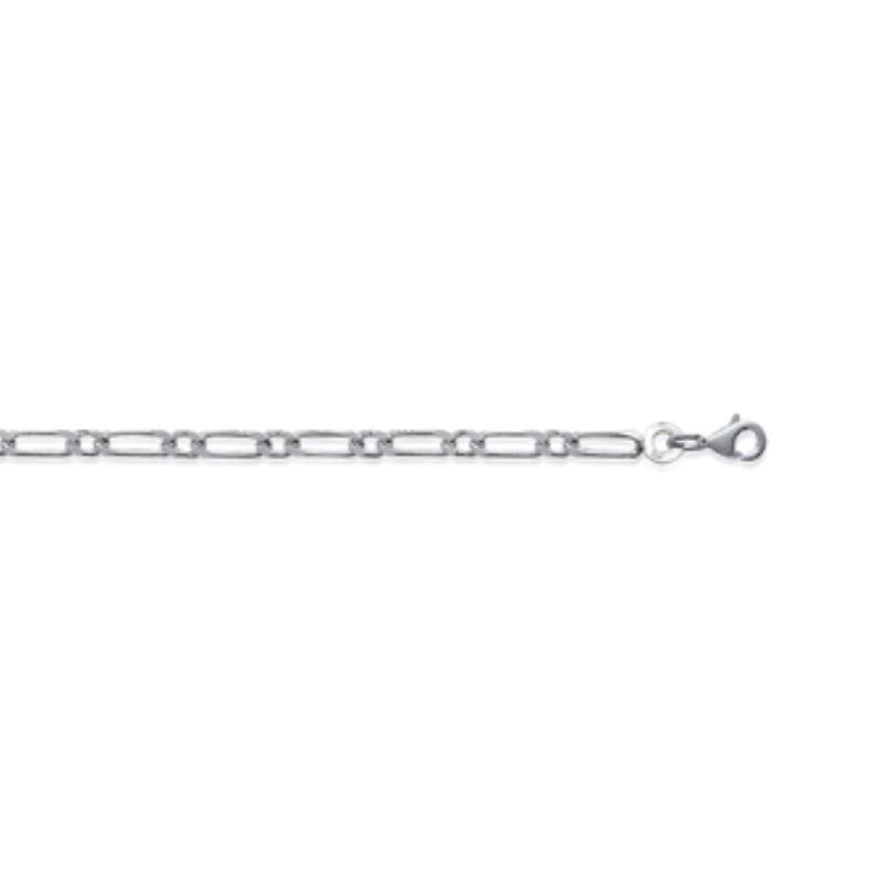 Coque de Nacre Chaîne maille figaro argent 131080