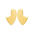 Coque de Nacre Boucles d'oreilles acier doré 3120609