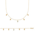 Coque de Nacre Collier plaqué or 973742