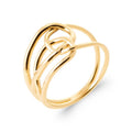 Coque de Nacre Bague plaqué or 2980600