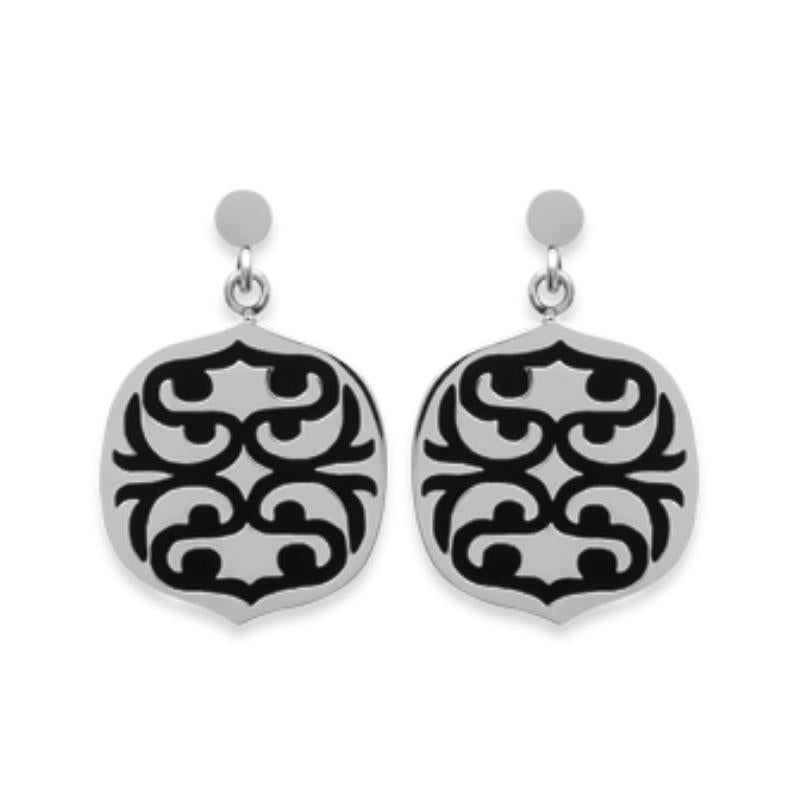 Coque de Nacre Boucles d'oreilles pendantes acier 3113000