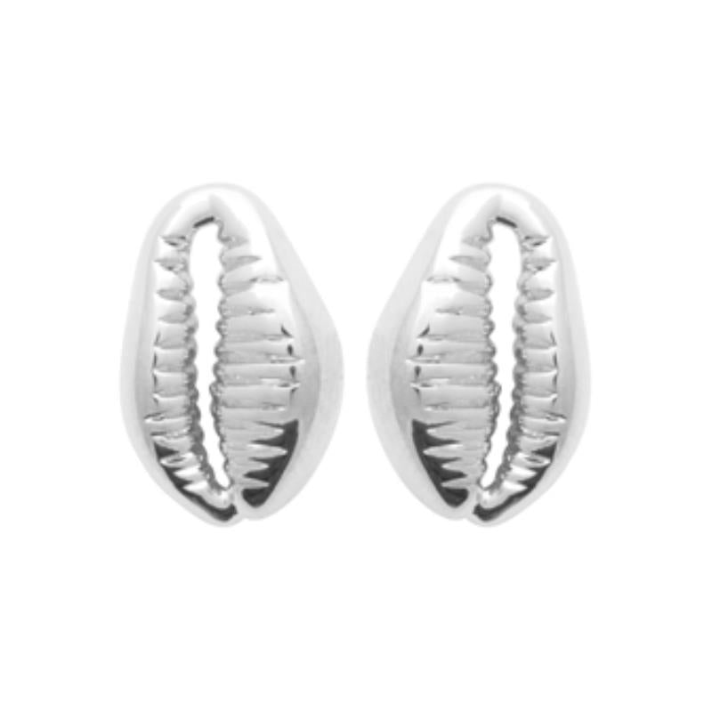 Coque de Nacre Puces d'oreilles argent 73022600
