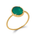 Coque de Nacre Bague plaqué or 2924050