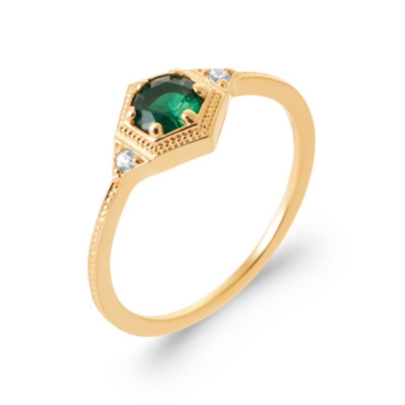 Coque de Nacre Bague plaqué or 2991950