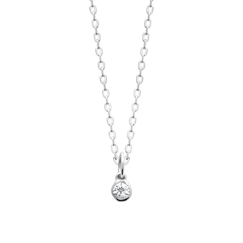 Coque de Nacre Collier argent 874441