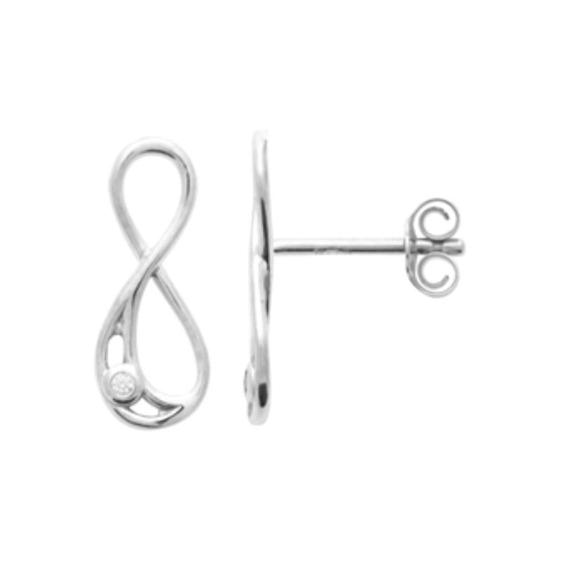 Coque de Nacre Puces d'oreilles argent 13047010
