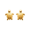 Coque de Nacre Puces d'oreilles plaqué or 23087000