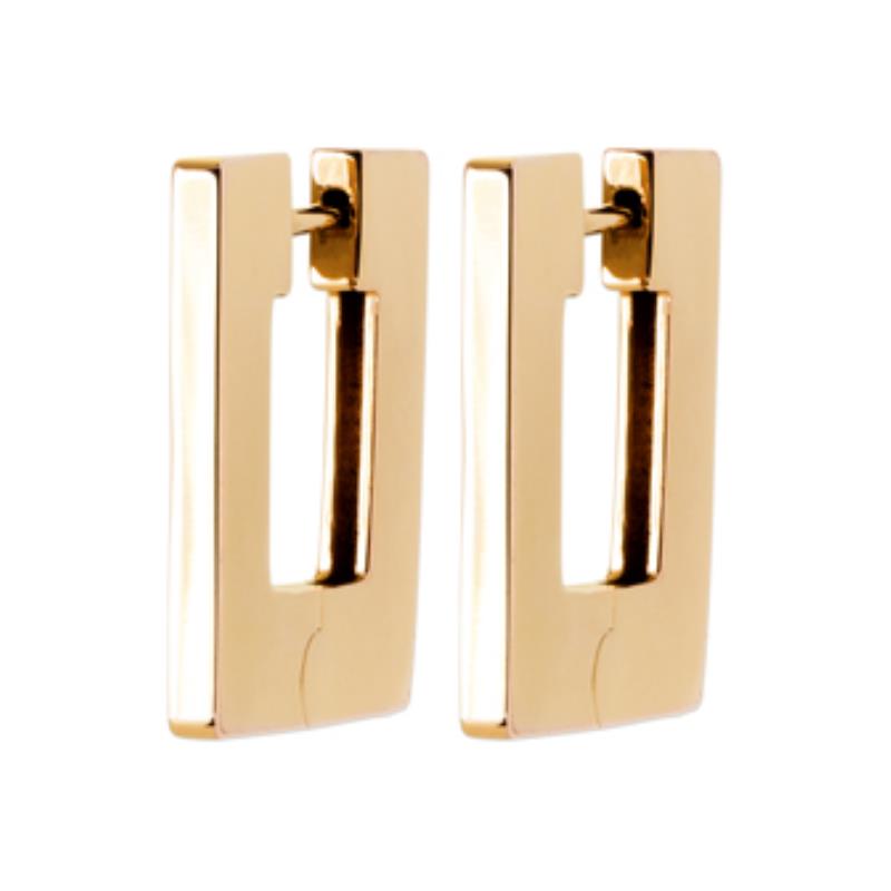 Coque de Nacre Créoles plaqué or 2646000