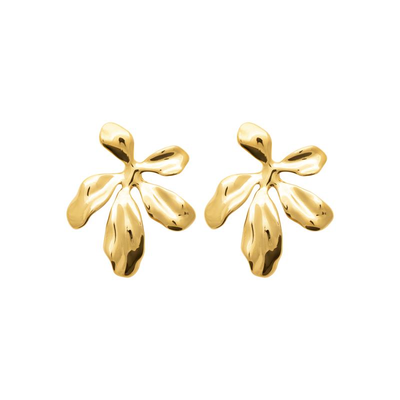 Izee Boucles d'oreilles acier doré 3115309