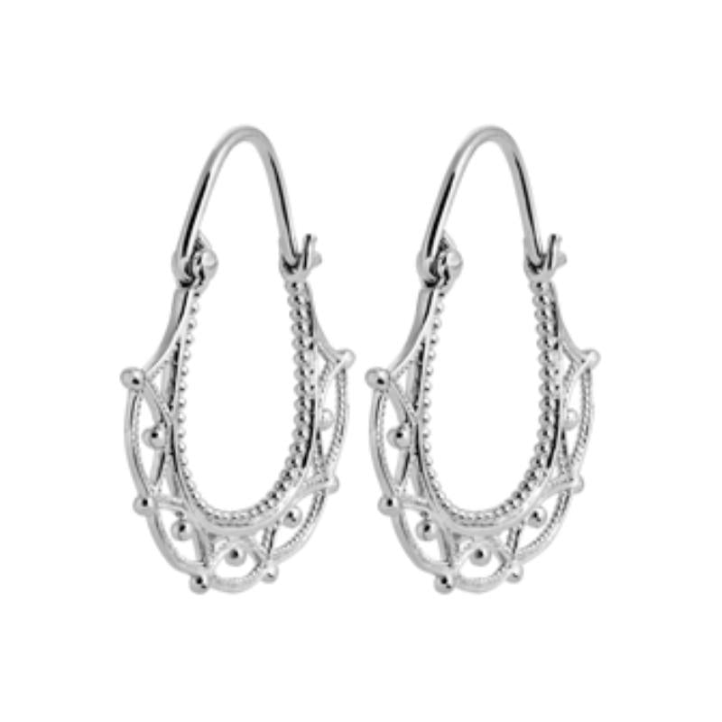 Coque de Nacre Créoles argent 7647700