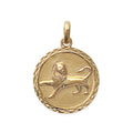 Coque de Nacre Pendentif zodiaque plaqué or 24821107