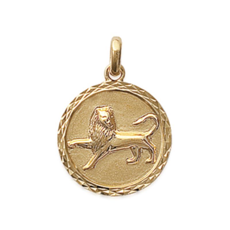 Coque de Nacre Pendentif zodiaque plaqué or 24821107