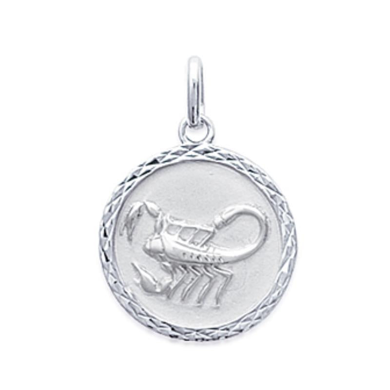 Coque de Nacre Pendentif zodiaque argent 14821110