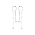 Coque de Nacre Boucles d'oreilles pendantes argent 13060210