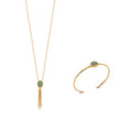 Coque de Nacre Collier plaqué or 973523