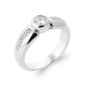 Coque de Nacre Bague solitaire argent 1984910