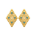Coque de Nacre Boucles d'oreilles acier doré 3135809