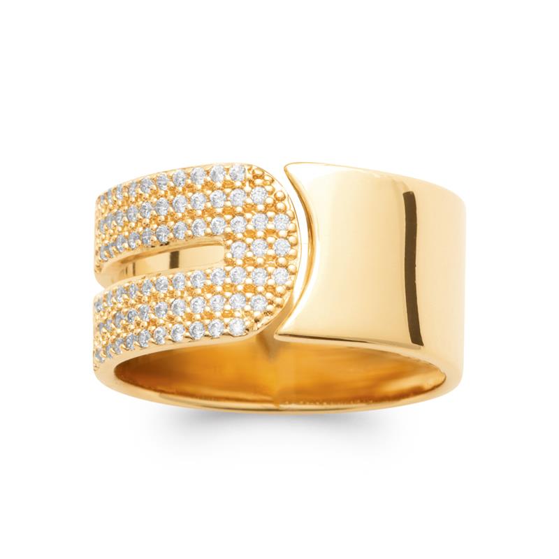 Coque de Nacre Bague plaqué or 2968410