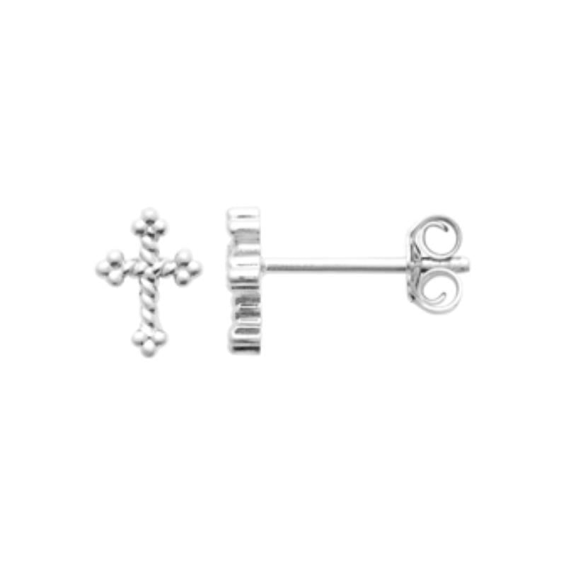 Coque de Nacre Puces d'oreilles argent 73063000