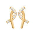 Coque de Nacre Boucles d'oreilles plaqué or 23061610