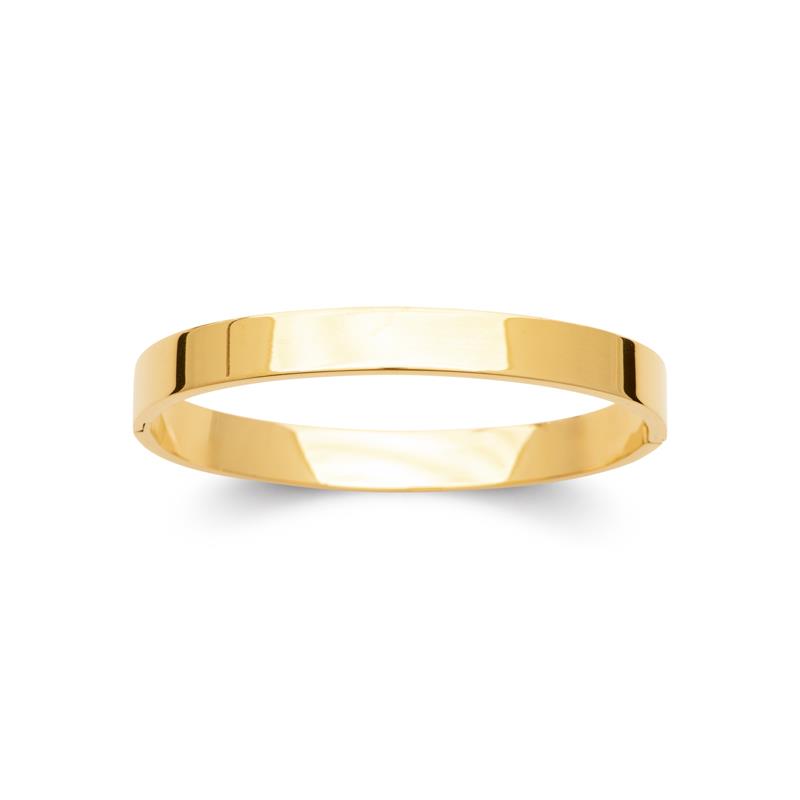 Coque de Nacre Bracelet jonc acier doré 312418