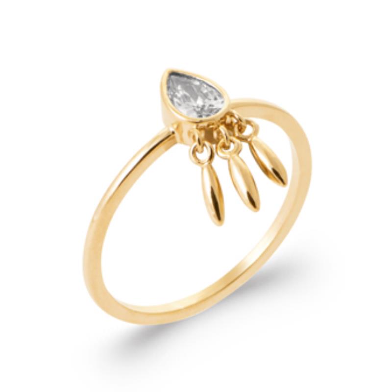 Coque de Nacre Bague plaqué or 2968910