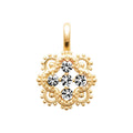 Coque de Nacre Pendentif plaqué or 2789210