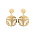 Coque de Nacre Boucles d'oreilles pendantes plaqué or 23026400