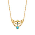 Coque de Nacre Collier plaqué or 974355