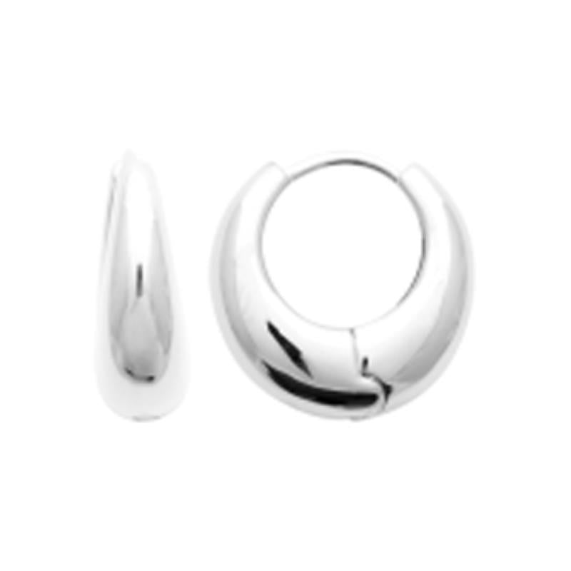Coque de Nacre Créoles argent 7665700