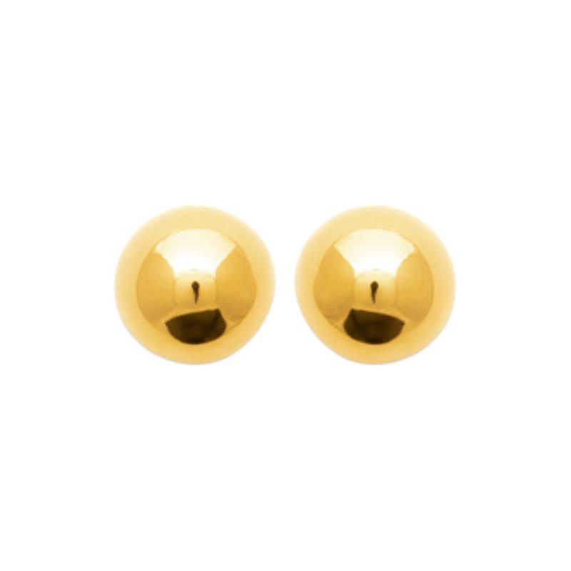 Coque de Nacre Puces d'oreilles acier doré 3123209