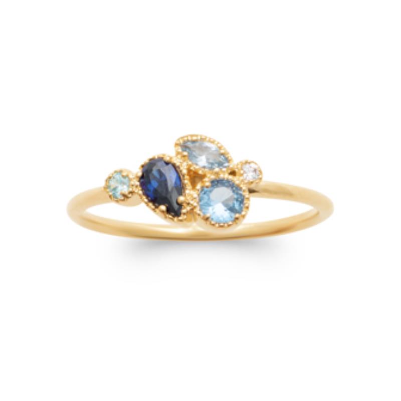Coque de Nacre Bague plaqué or 2971160