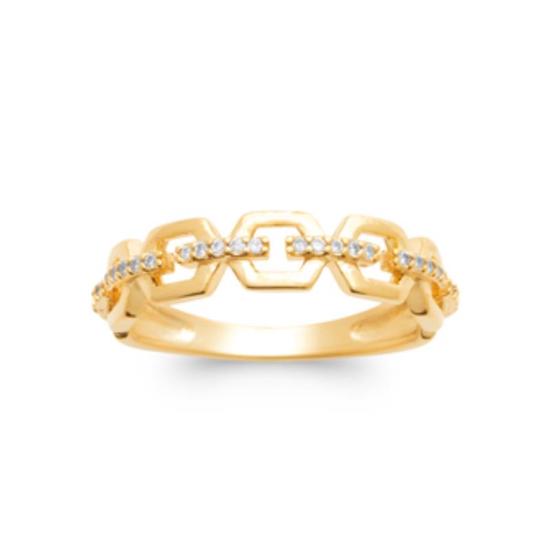 Coque de Nacre Bague plaqué or 2993310