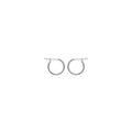 Coque de Nacre Créoles argent 79816