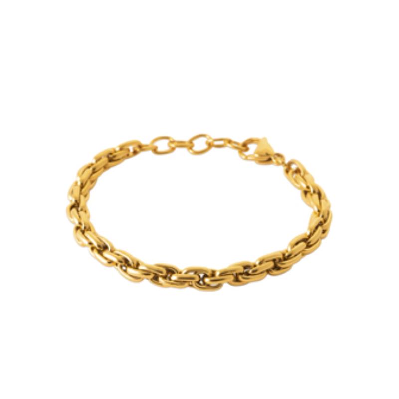 Coque de Nacre Bracelet acier doré 312201