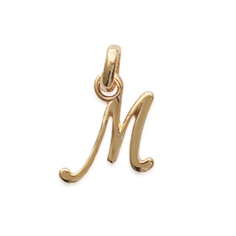 Coque de Nacre Pendentif initiale plaqué or 248115513