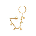 Coque de Nacre Bague d'oreille plaqué or 23002910