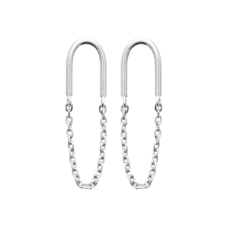 Coque de Nacre Boucles d'oreilles pendantes argent 73060100