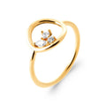 Coque de Nacre Bague plaqué or 2982410