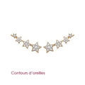 Coque de Nacre Boucles d'oreilles plaqué or 2519311