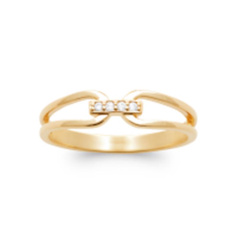 Coque de Nacre Bague plaqué or 2964110