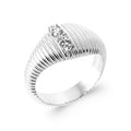 Coque de Nacre Bague plaqué argent 40003310