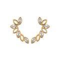 Coque de Nacre Boucles d'oreilles plaqué or 23079010