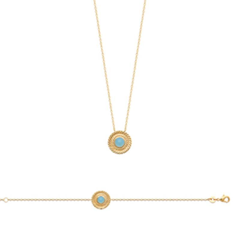 Coque de Nacre Bracelet plaqué or 973363