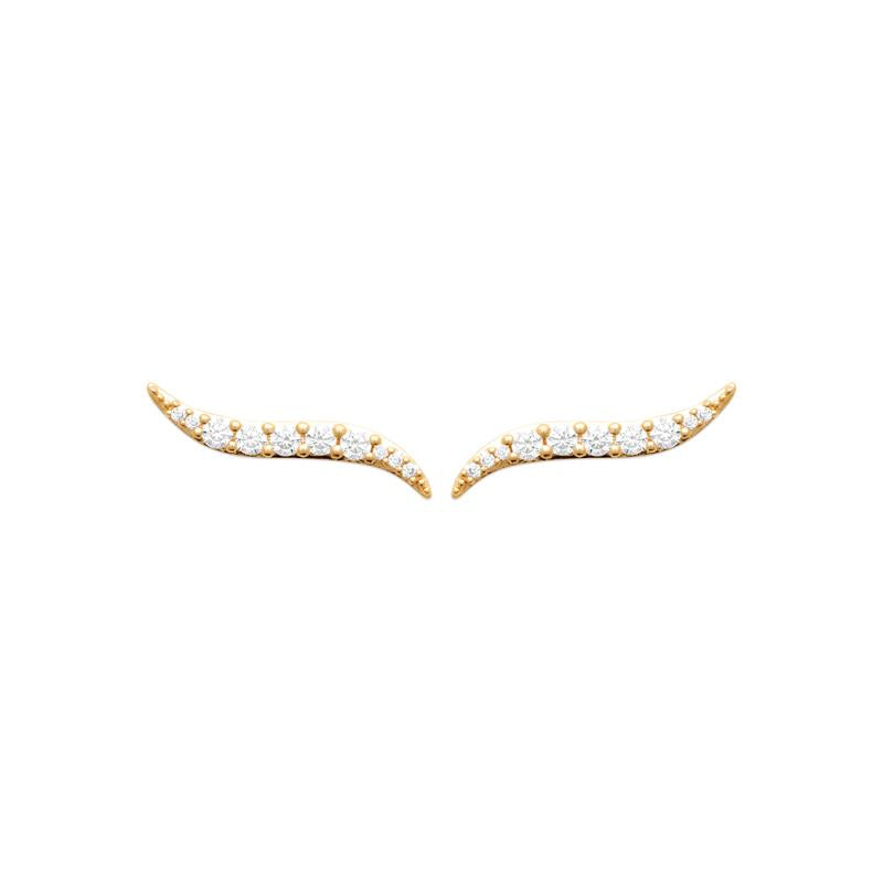 Coque de Nacre Boucles d'oreilles plaqué or 23083810
