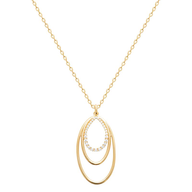 Coque de Nacre Pendentif plaqué or 2785810