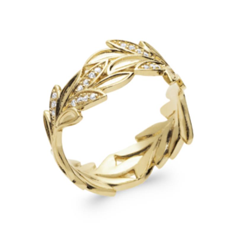 Coque de Nacre Bague plaqué or 2297610