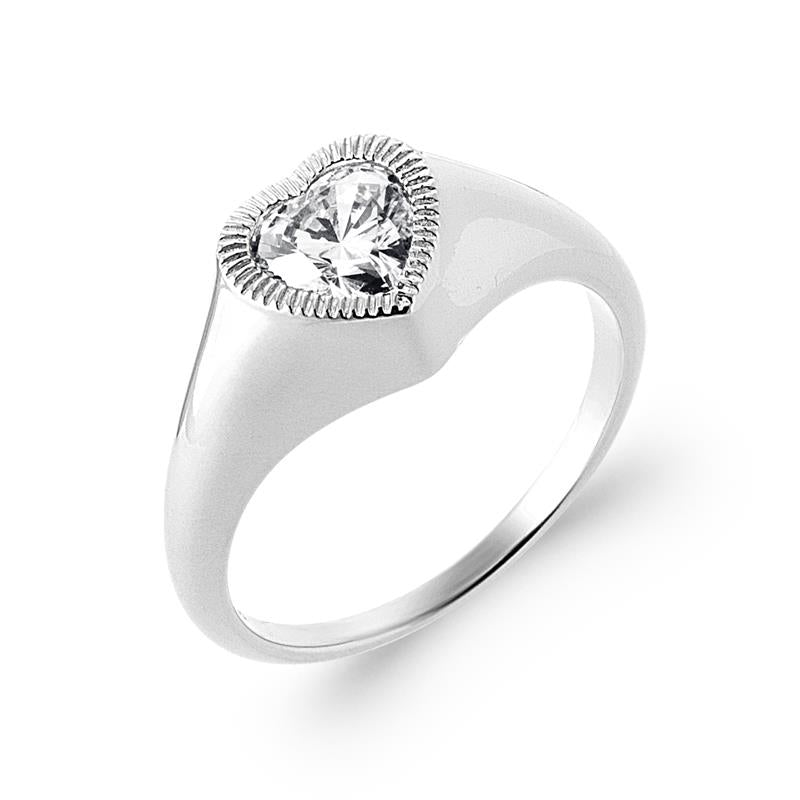 Coque de Nacre Chevalière argent 10006210