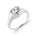 Coque de Nacre Chevalière argent 10006210